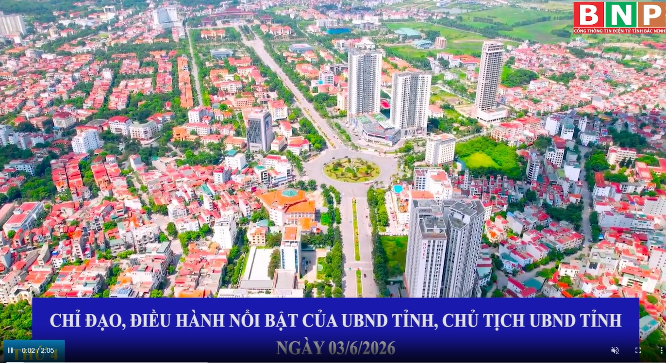 Chỉ đạo, điều hành nổi bật của UBND tỉnh, Chủ tịch UBND tỉnh ngày 03-6-2026